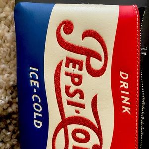 Coach Ltd Pepsi Wristlet Wallet Bag NWT
